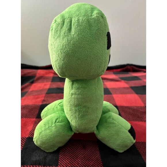 Mojang Minecraft Jinx Creeper Plush 12" (No Tag) Green Stuffed Animal Toy - Picture 2 of 5